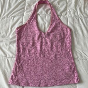 Pink halter